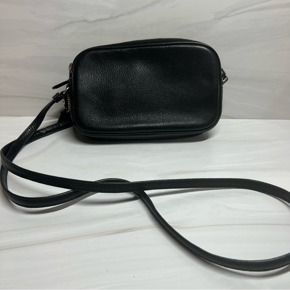 Coach Black Pebble Leather Crossbody Bag - Picture 6 of 10